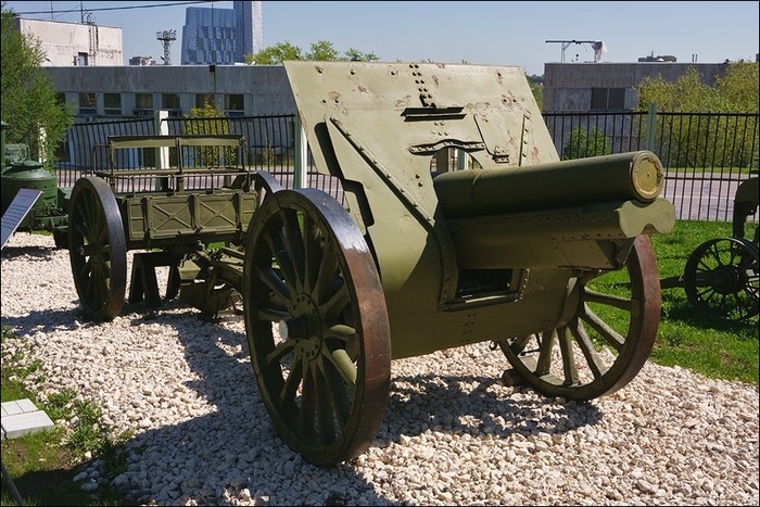 Bích kích pháo 122-mm được sử dụng nhiều từ 1910 đến 1930